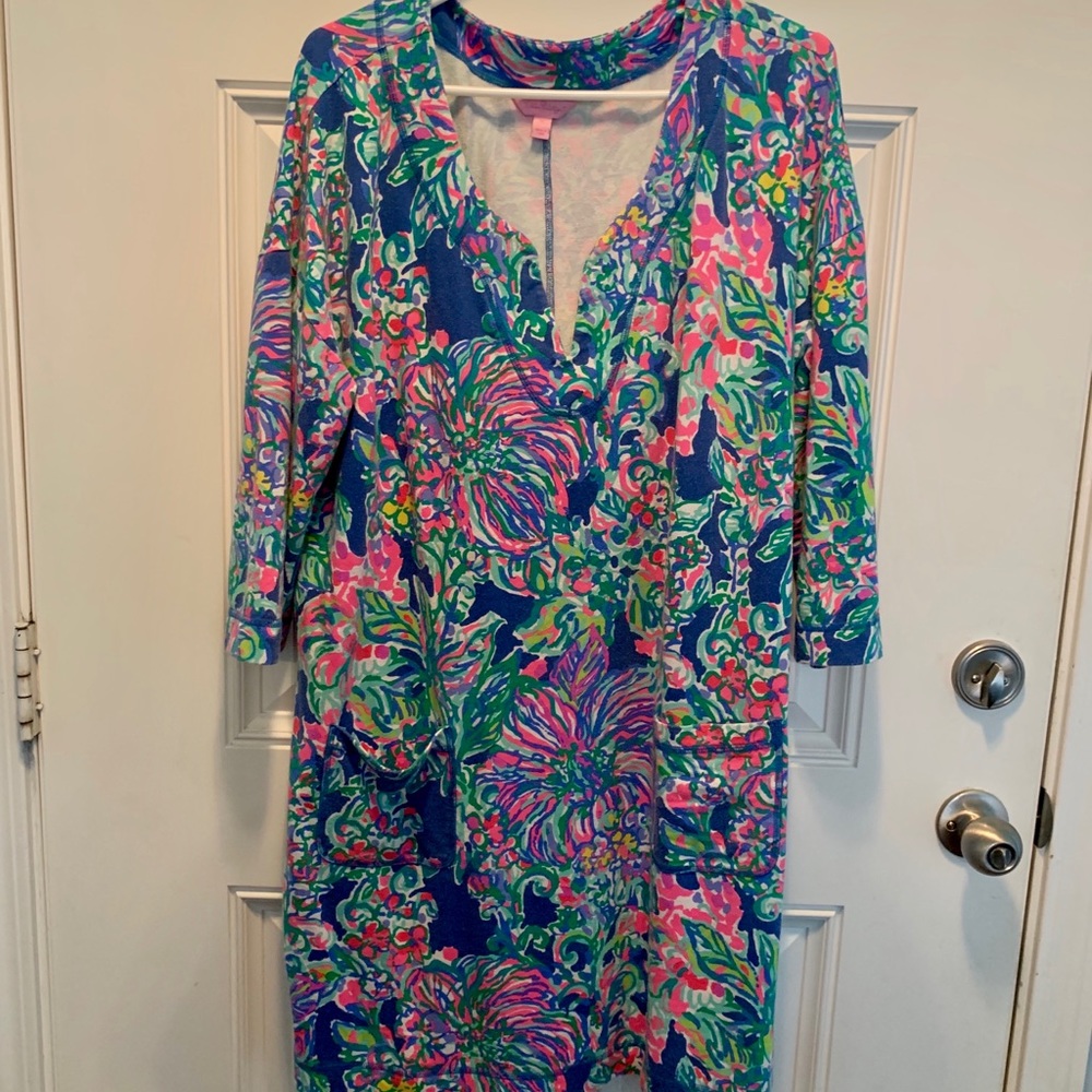 The most COMFORTABLE Lilly dress ever!
